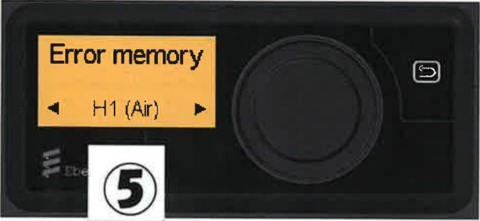 Error memory / H1 (Air)