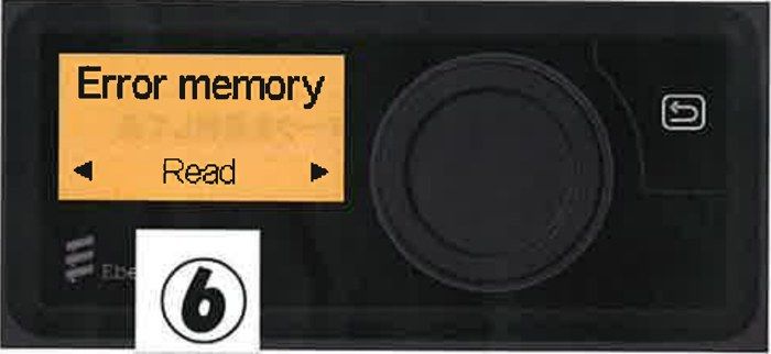 Error memory / Read
